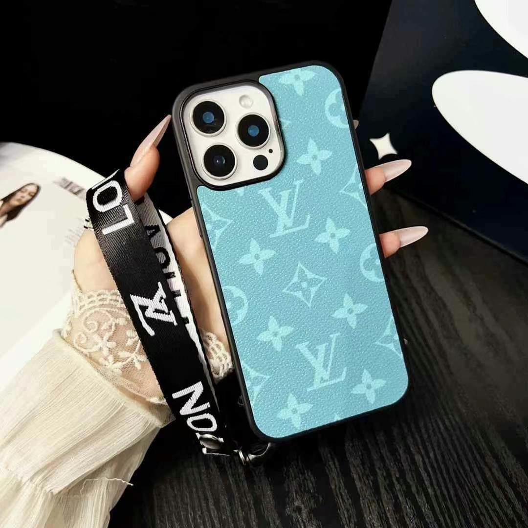 Étui portefeuille tendance avec sangle pour Samsung Galaxy