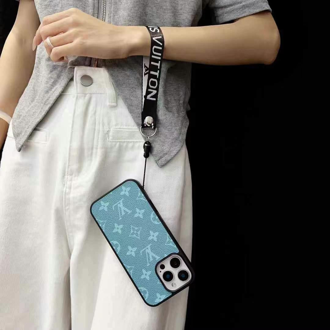 Étui portefeuille tendance avec sangle pour Samsung Galaxy