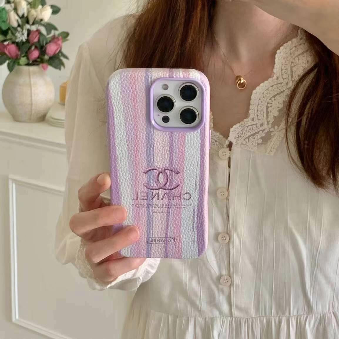 Custodia per telefono con stampa floreale per iPhone