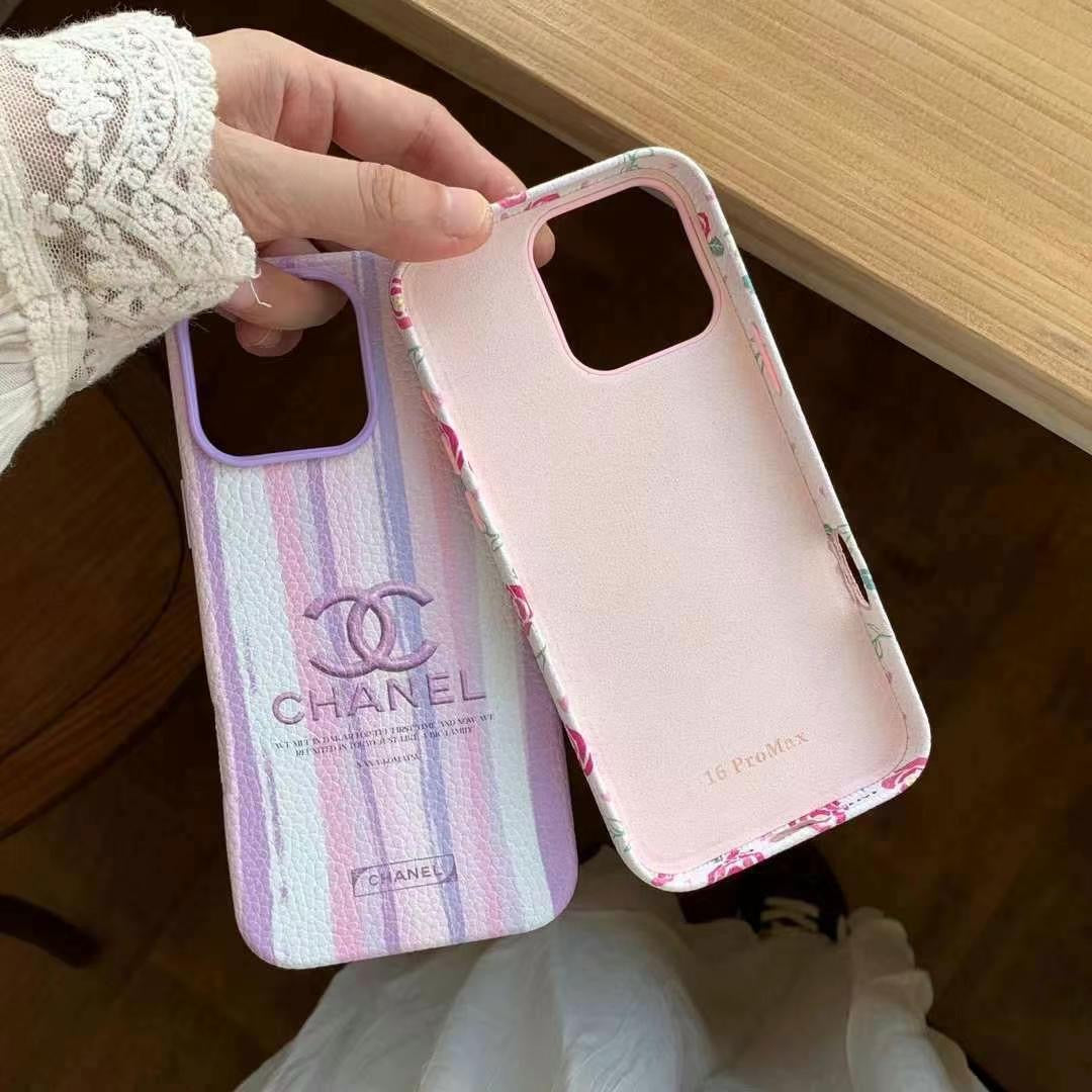 Custodia per telefono con stampa floreale per iPhone
