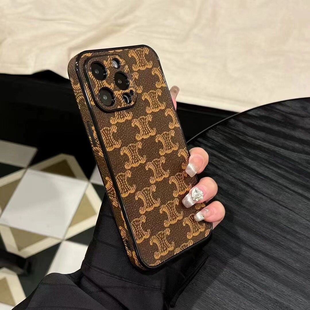 Custodia classica grigia per iPhone
