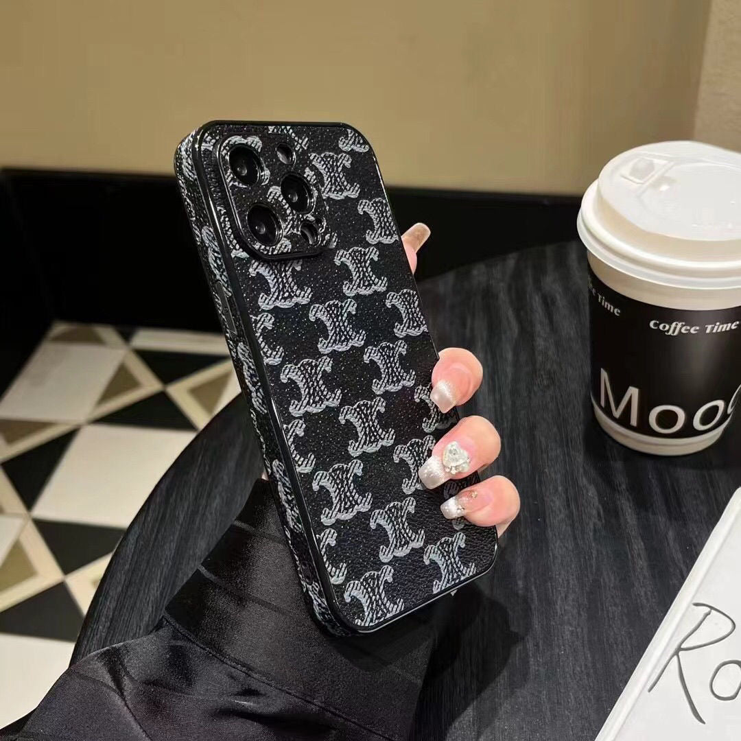 Custodia classica grigia per iPhone