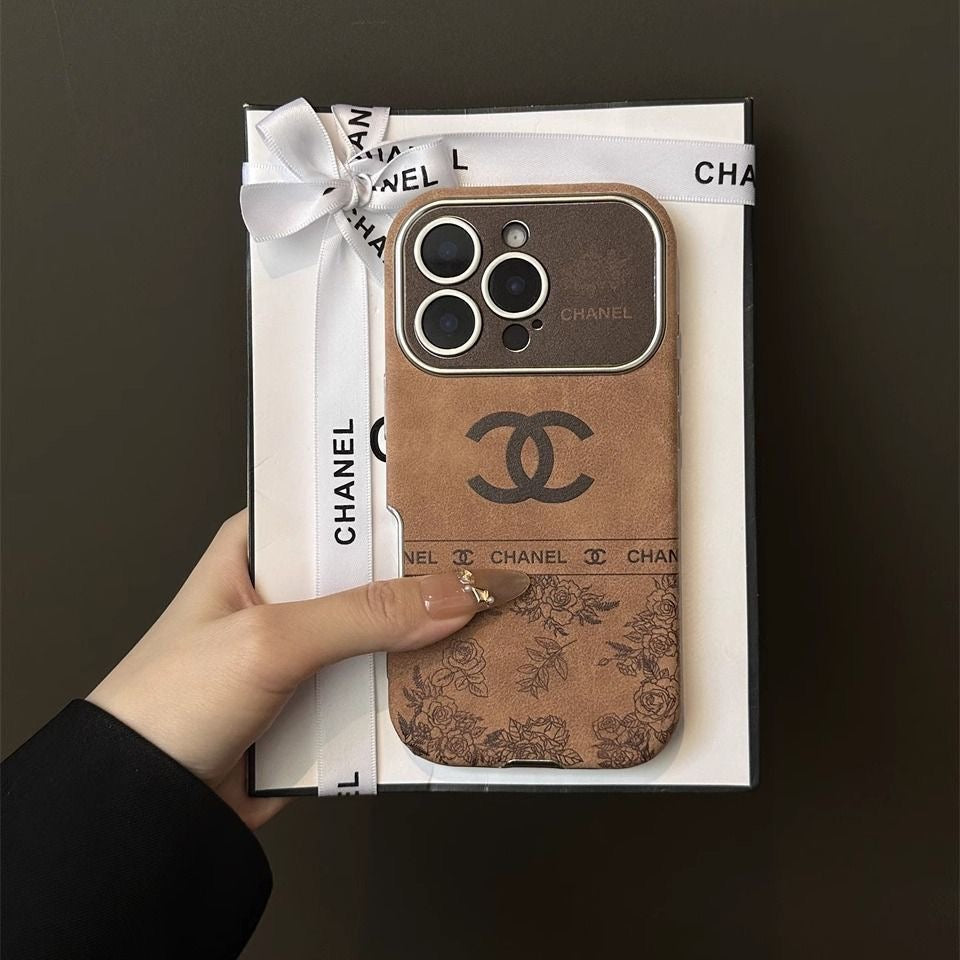 Custodia marrone vintage per iPhone (stile 3)