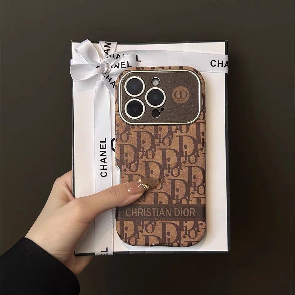 Custodia marrone vintage per iPhone (stile 3)