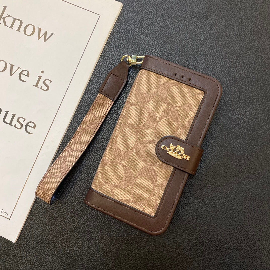 Nuova custodia flip in pelle per iPhone