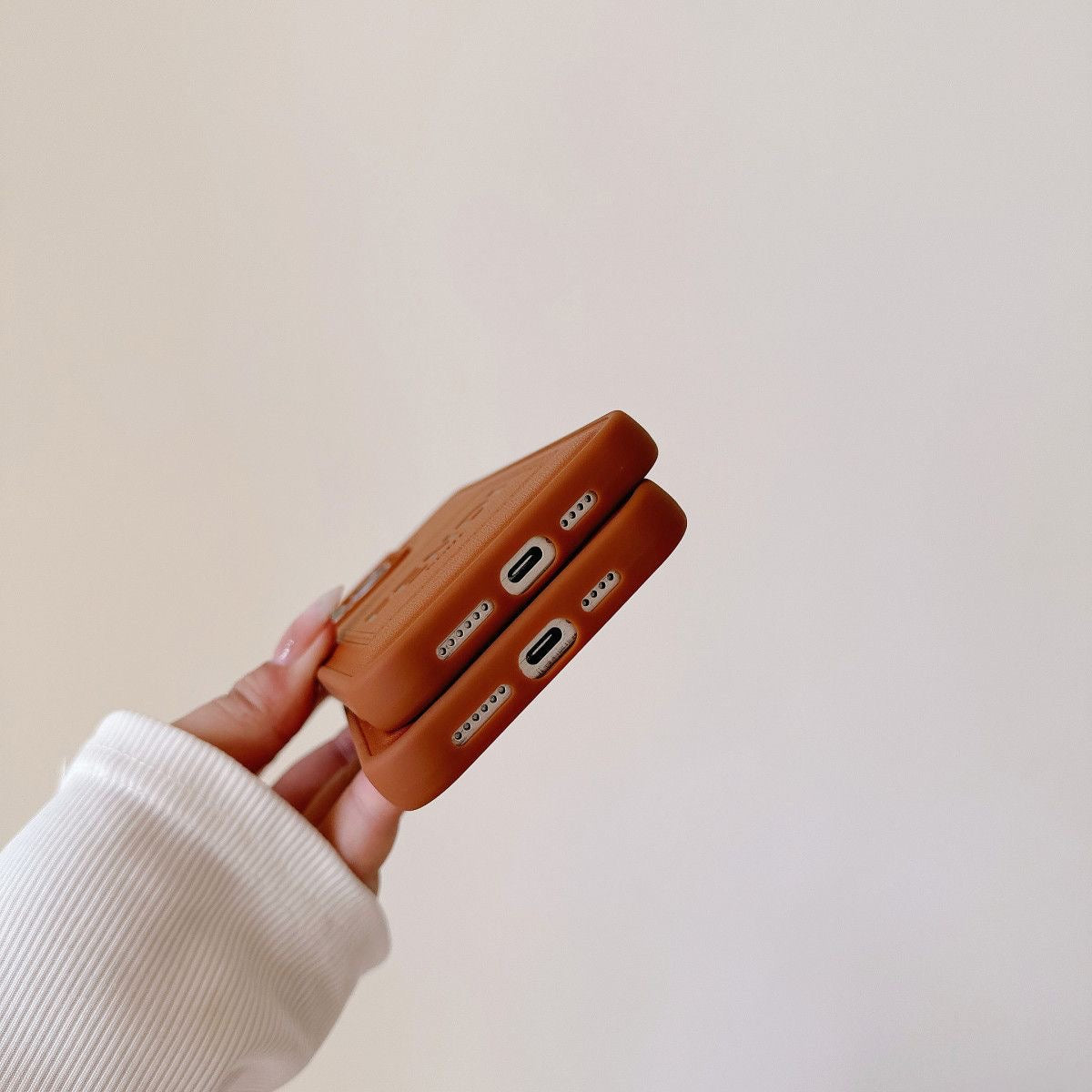 Custodia per telefono Well Brown per iPhone