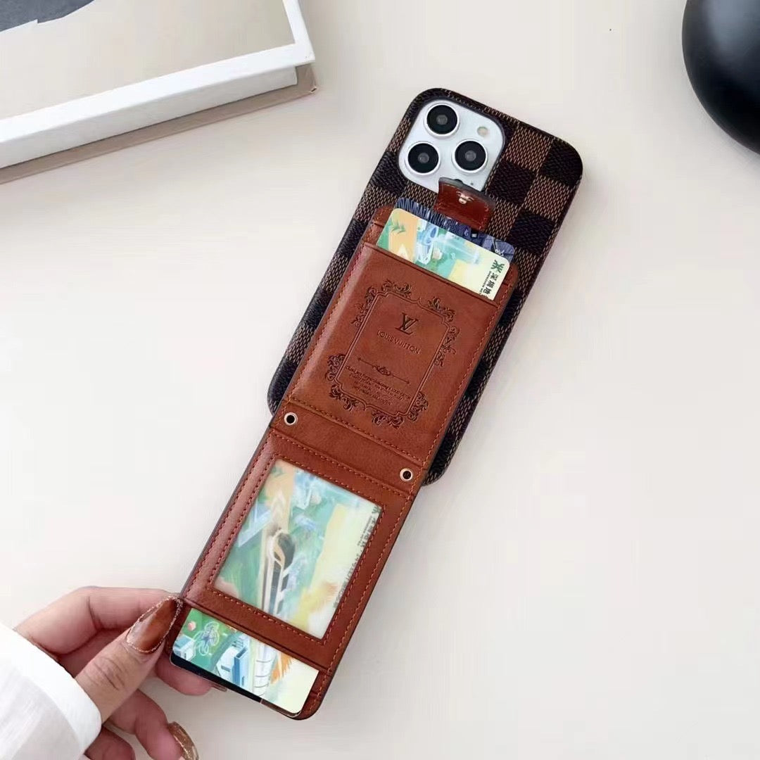 Custodia per iPhone in carta marrone (3 colori)
