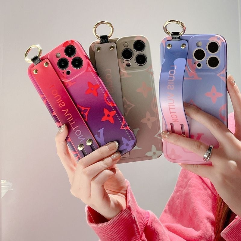 Custodia per telefono con design arcobaleno per iPhone