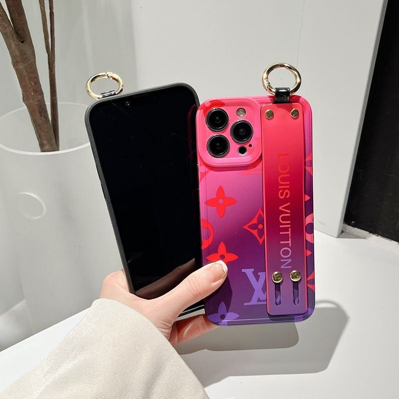 Custodia per telefono con design arcobaleno per iPhone