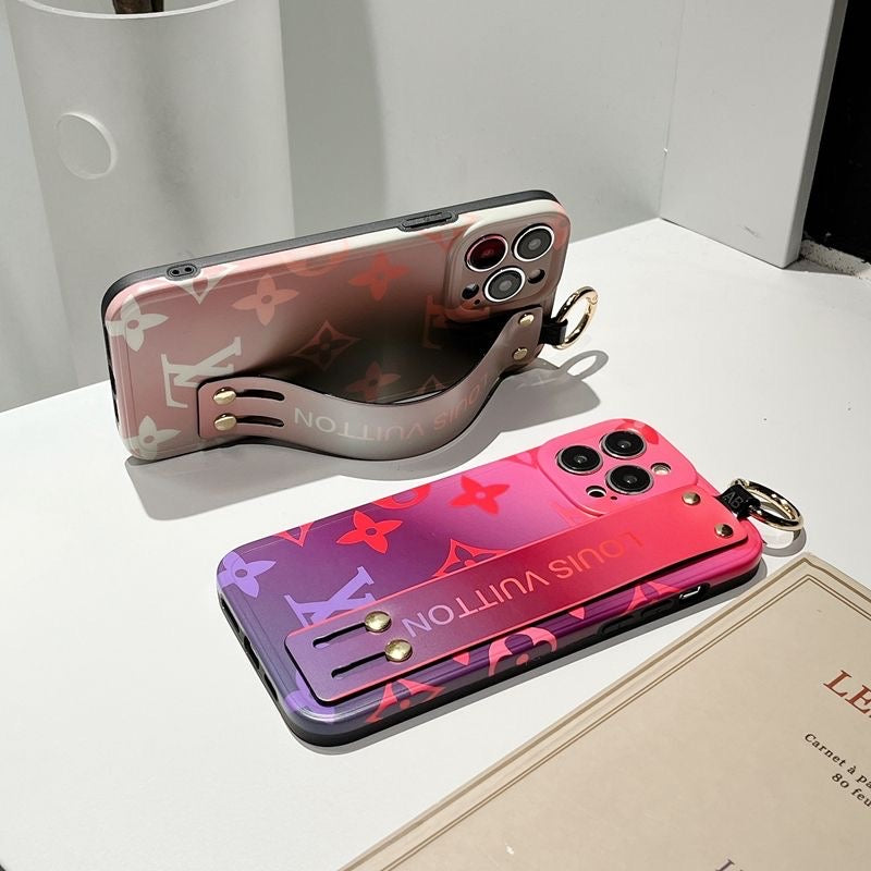 Custodia per telefono con design arcobaleno per iPhone