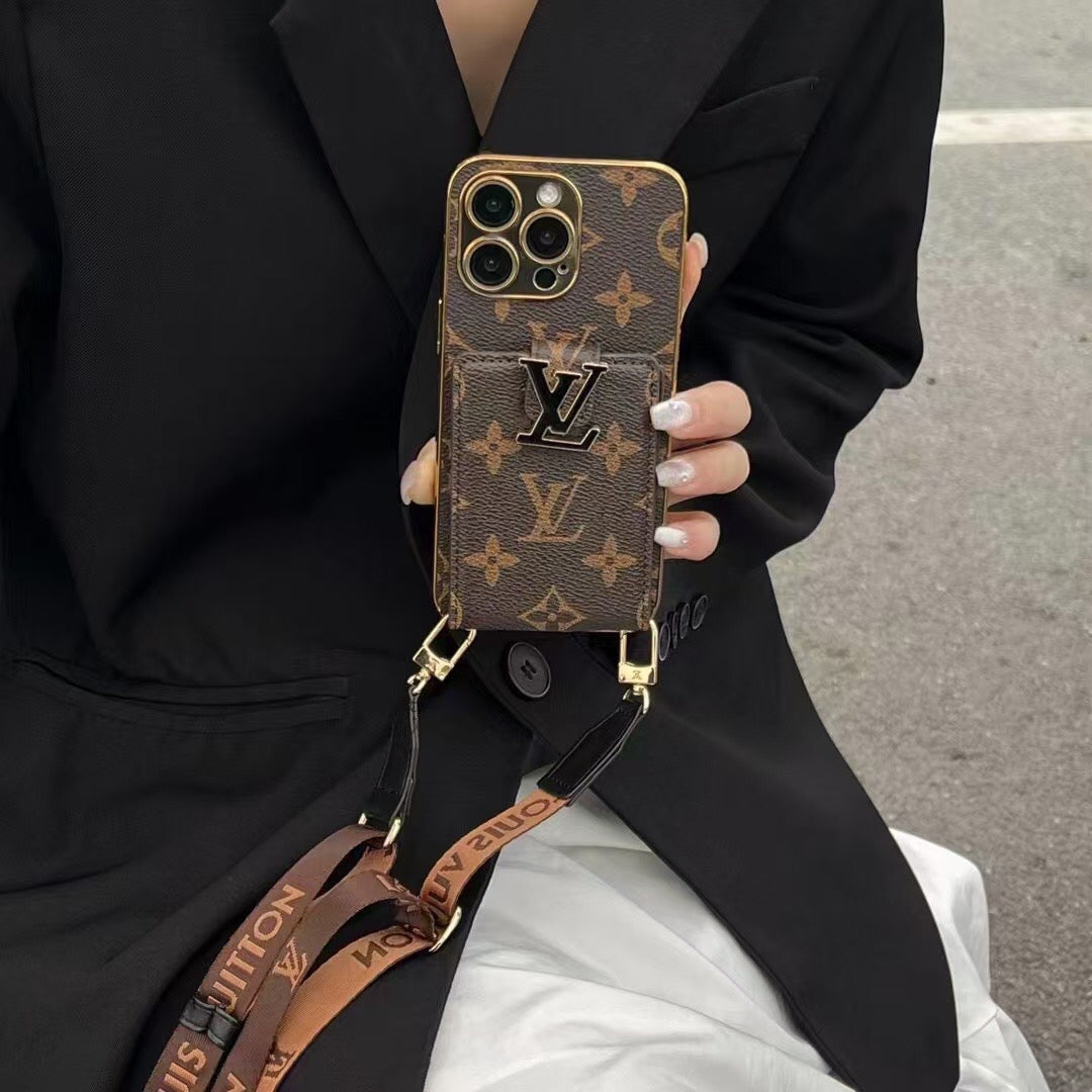 Custodia per telefono con design galvanico per iPhone