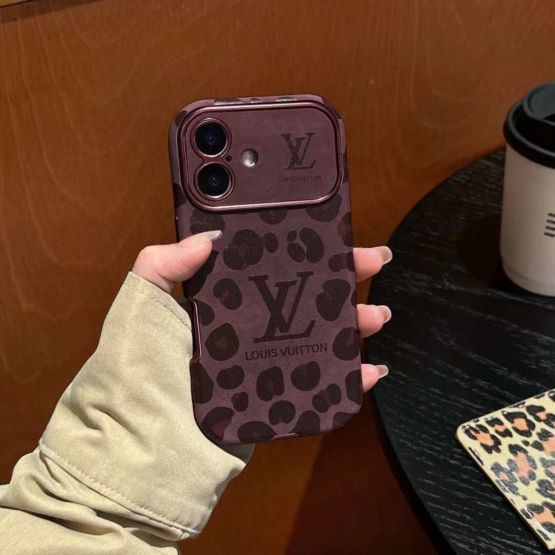 Custodia per iPhone con stampa leopardata