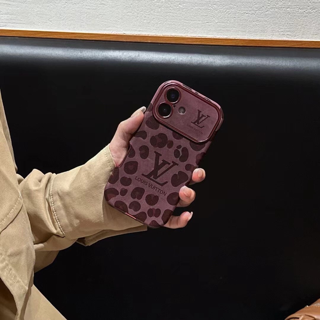 Custodia per iPhone con stampa leopardata