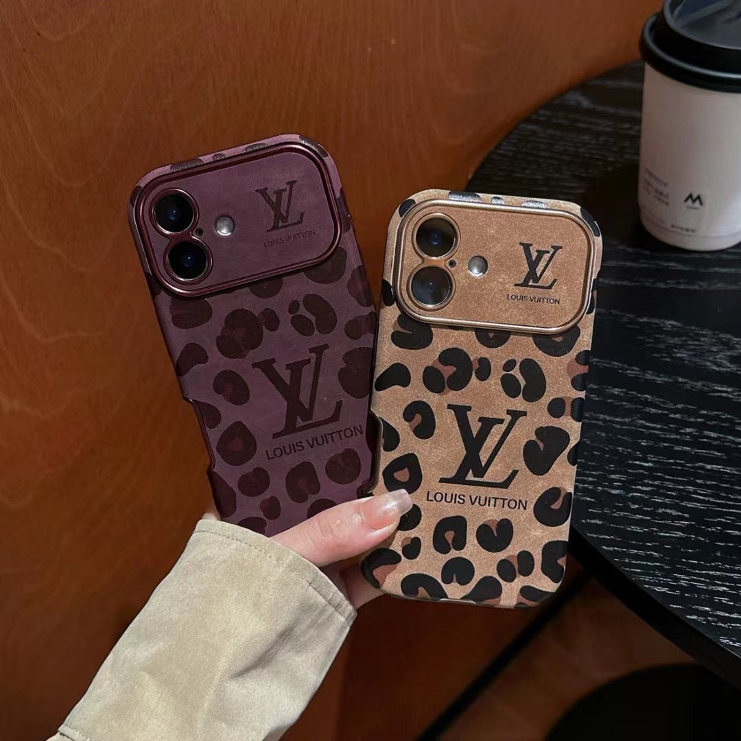 Custodia per iPhone con stampa leopardata