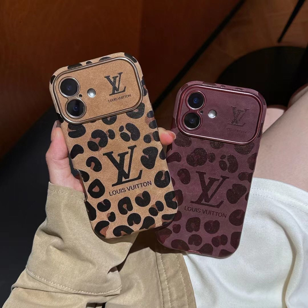Custodia per iPhone con stampa leopardata