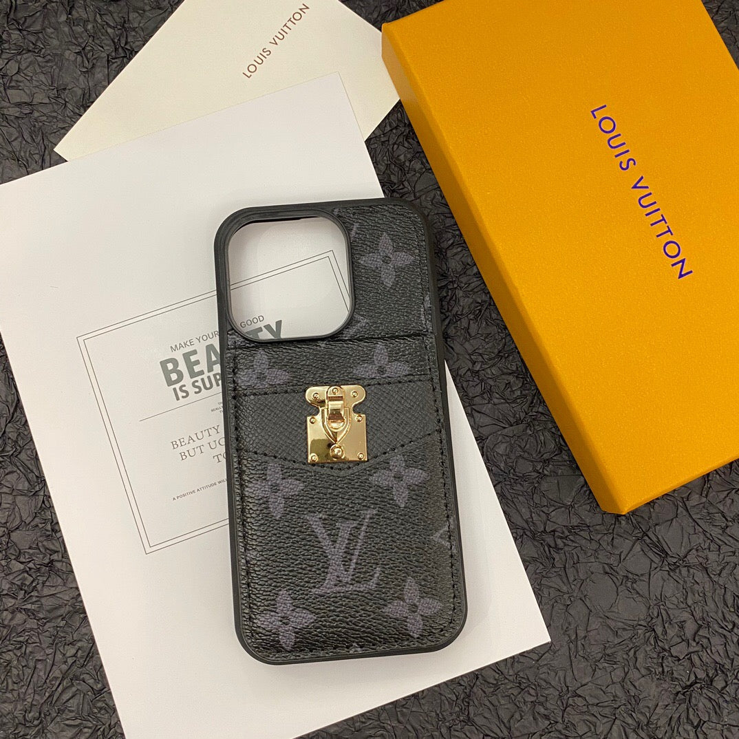 Nuova custodia per telefono con design a lucchetto per iPhone