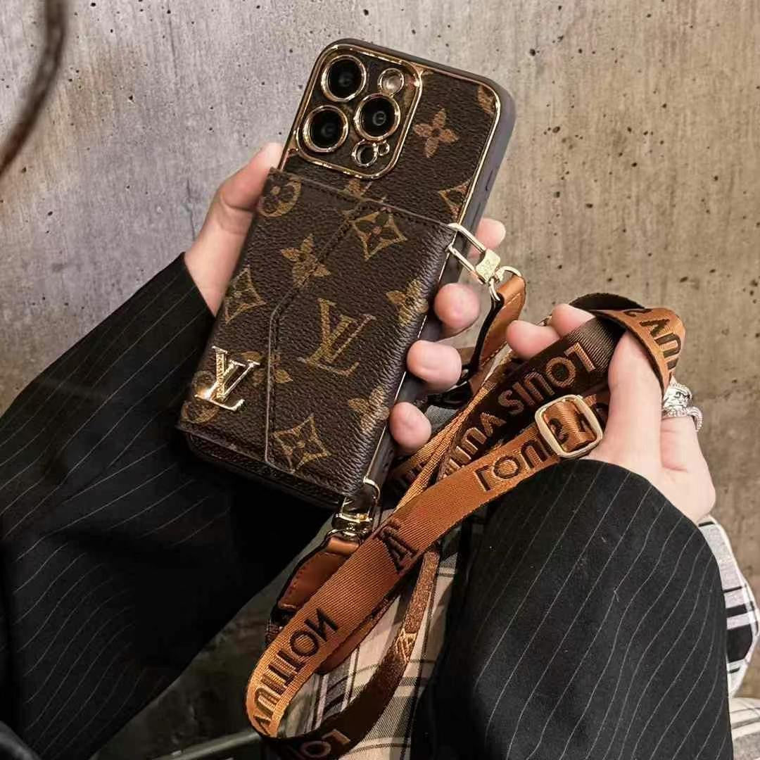 Custodia per telefono con cinturino alla moda e divertente per iPhone