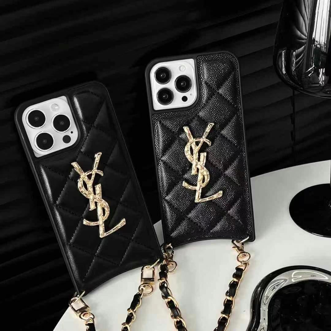 Custodia per telefono con catena dal design completo per iPhone