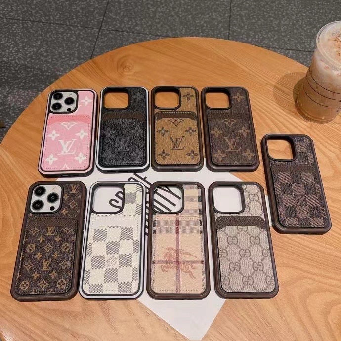 Custodia classica in pelle per iPhone