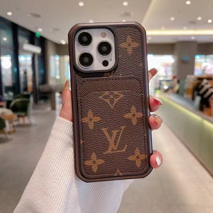 Custodia classica in pelle per iPhone