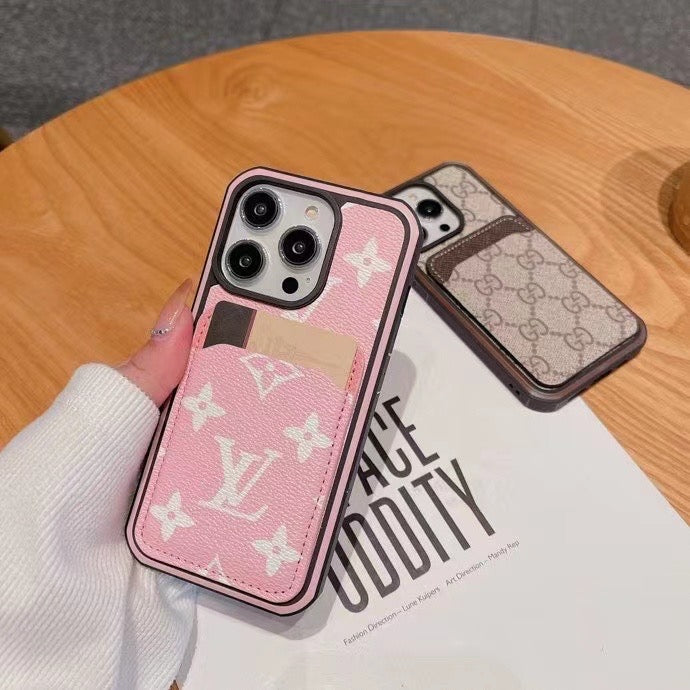 Custodia classica in pelle per iPhone