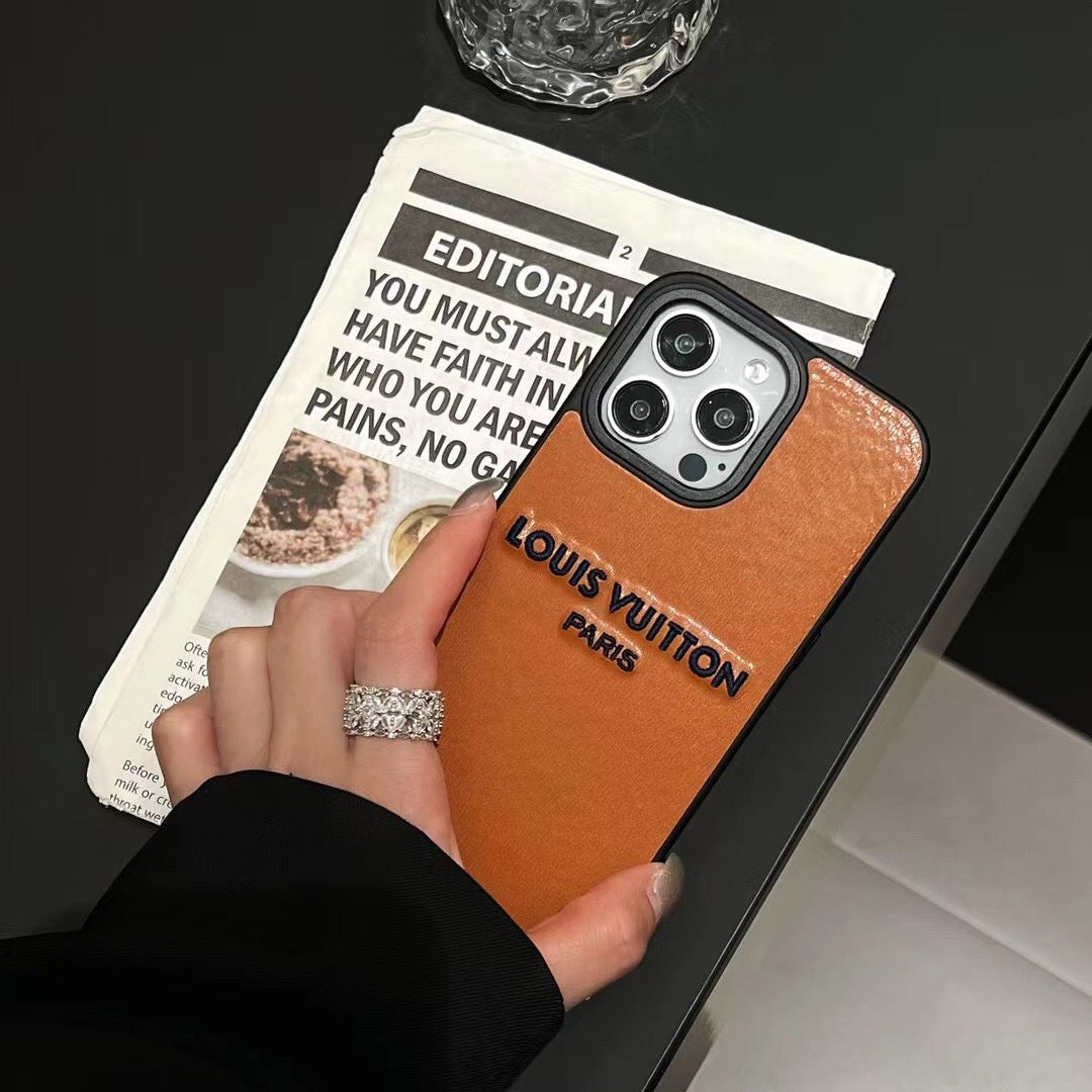 Custodia per telefono con texture completa per iPhone