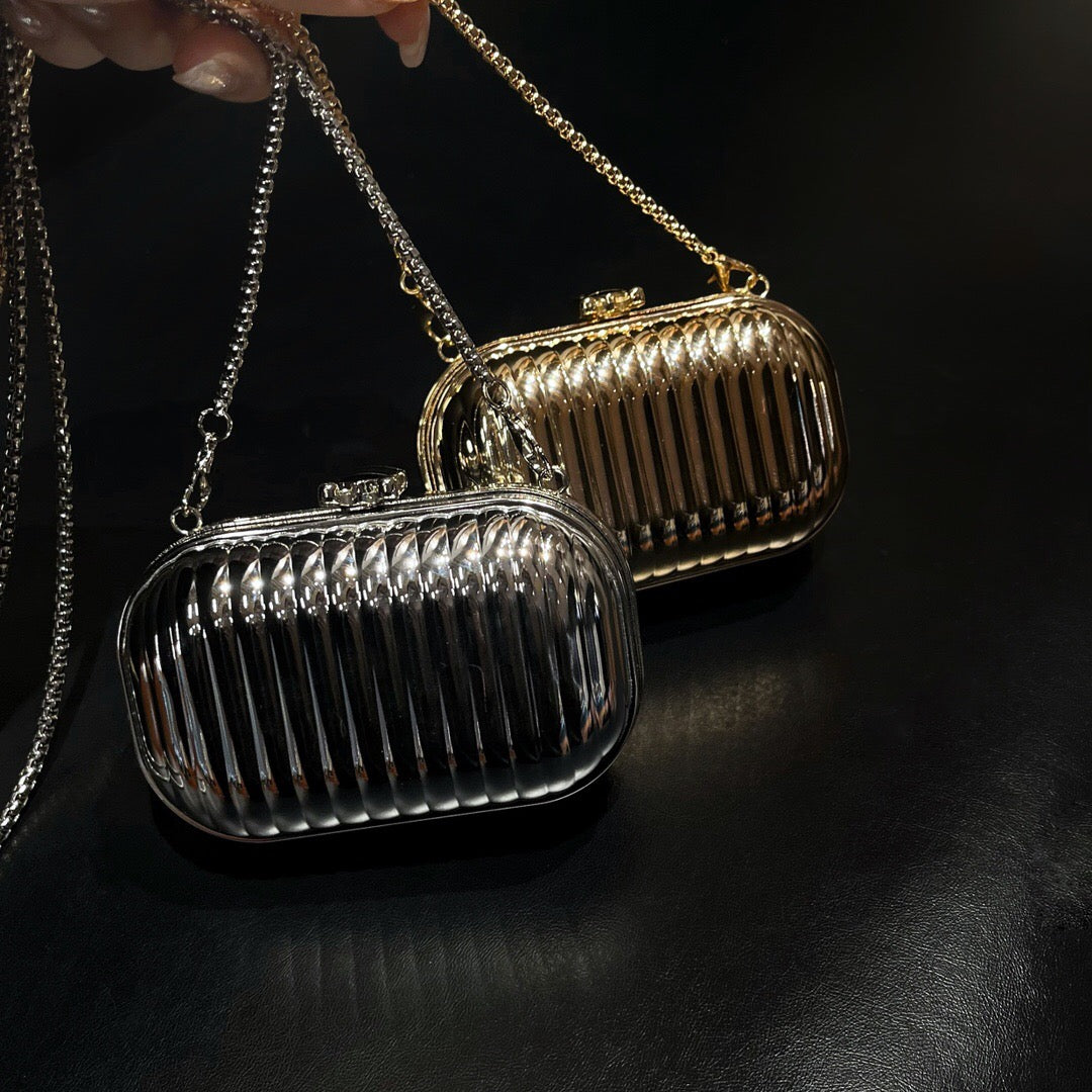 Portafoglio porta monete con brillantini e borsa per telefono
