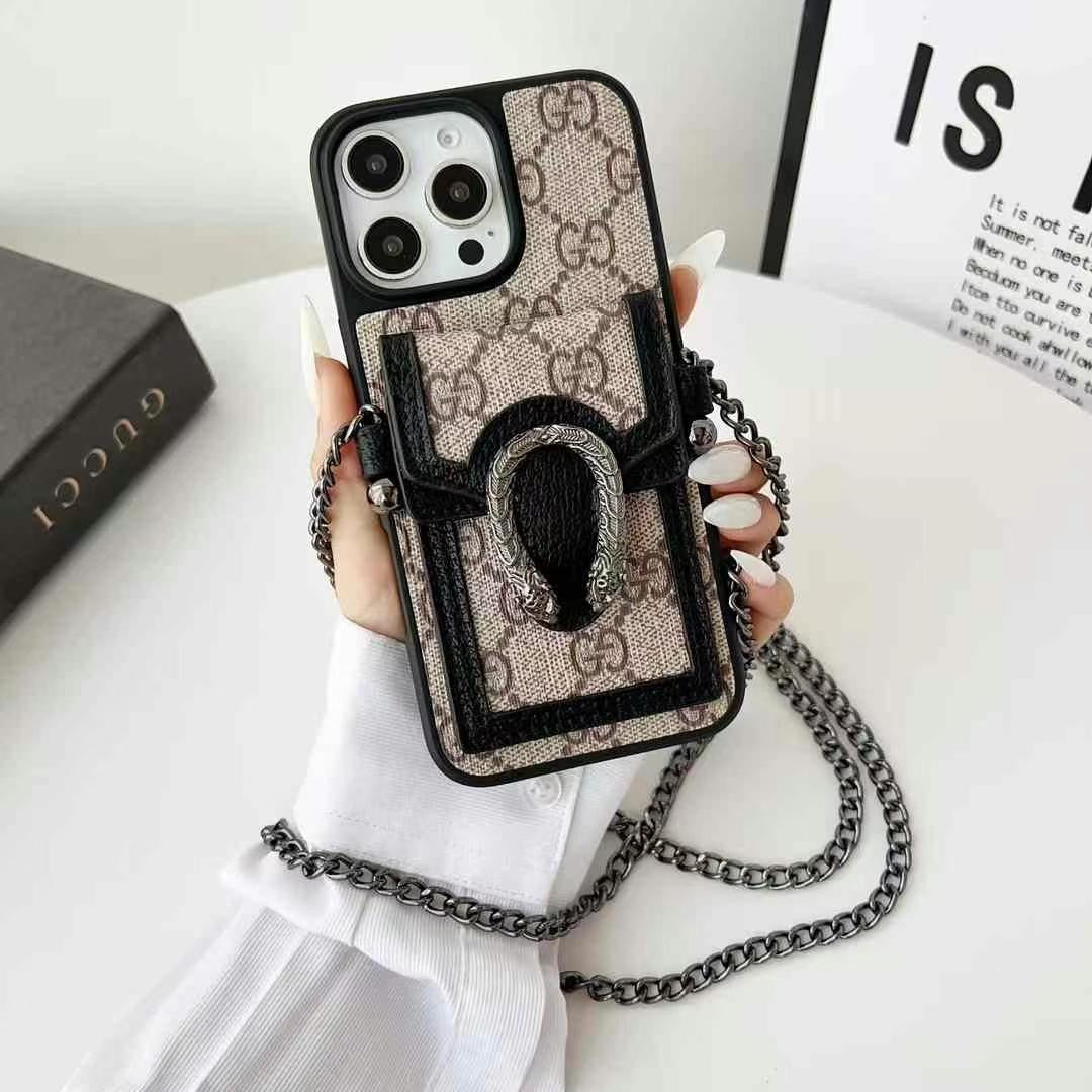 Custodia per telefono con porta carte colorato per iPhone