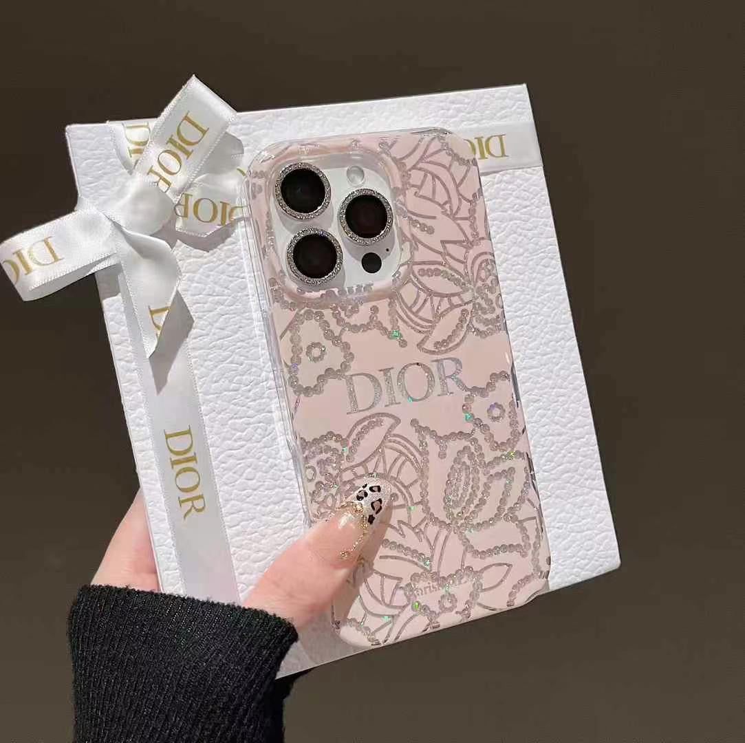 Custodia per telefono con brillantini alla moda per iPhone