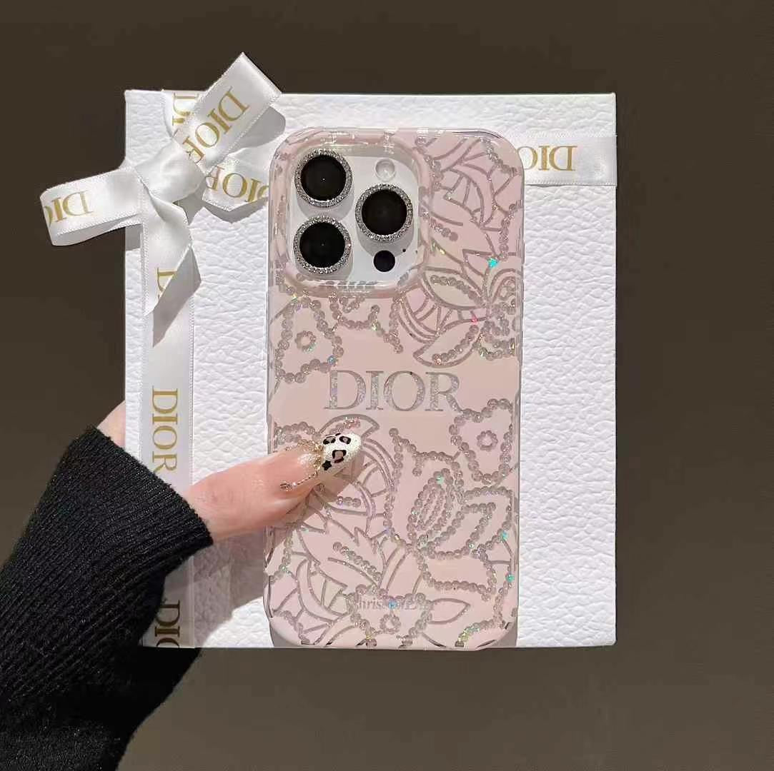 Custodia per telefono con brillantini alla moda per iPhone