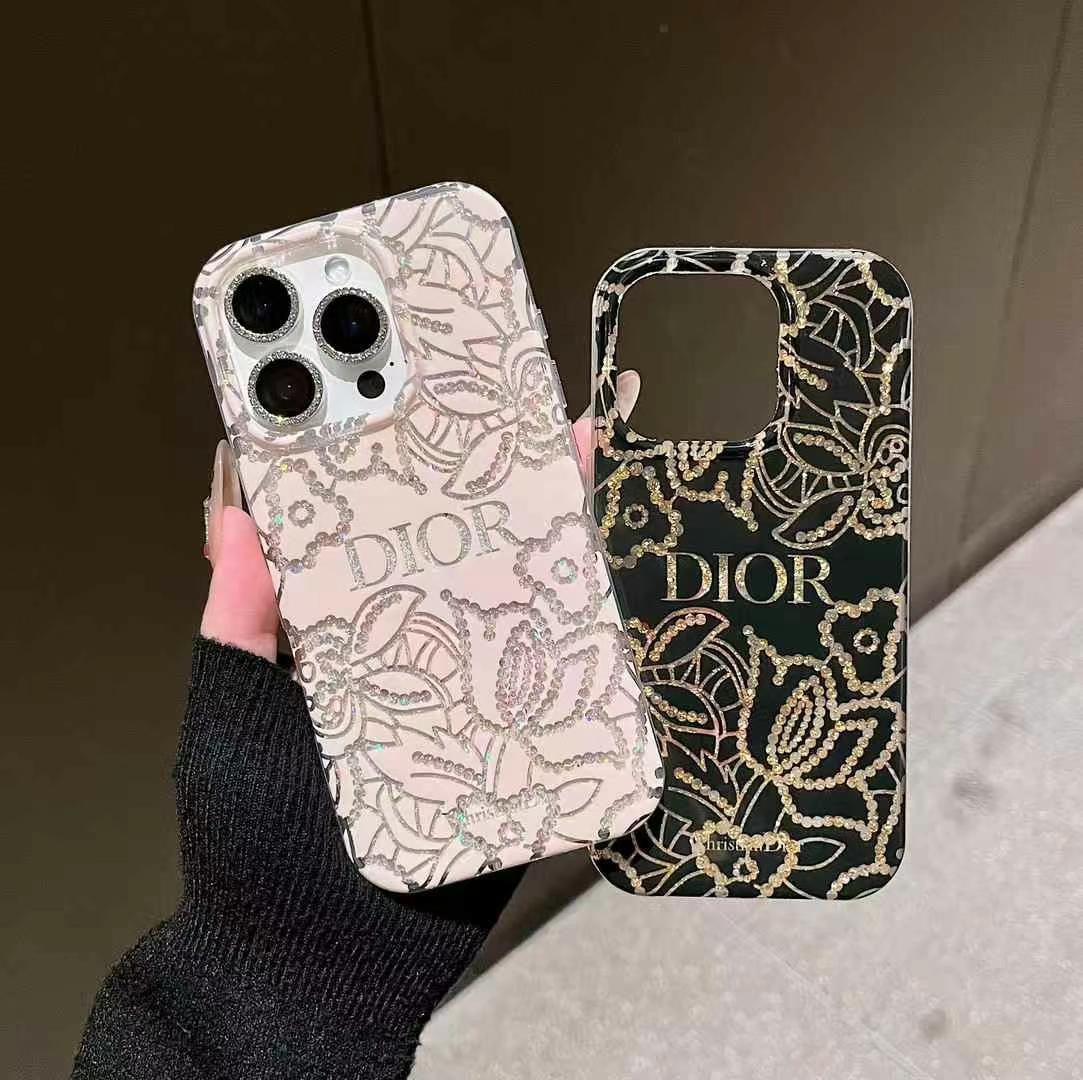 Custodia per telefono con brillantini alla moda per iPhone