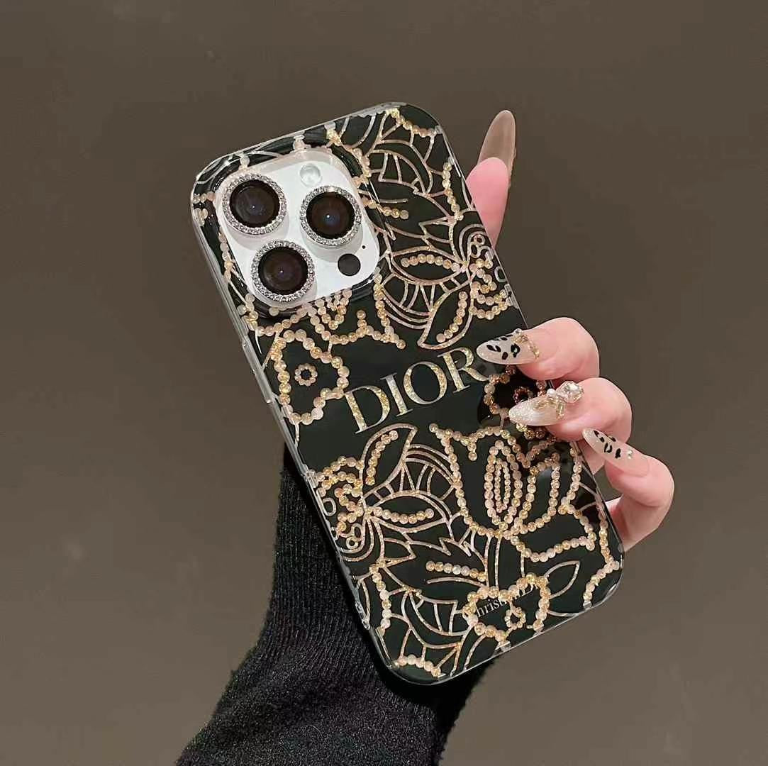 Custodia per telefono con brillantini alla moda per iPhone
