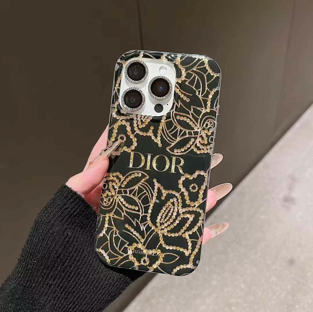 Custodia per telefono con brillantini alla moda per iPhone