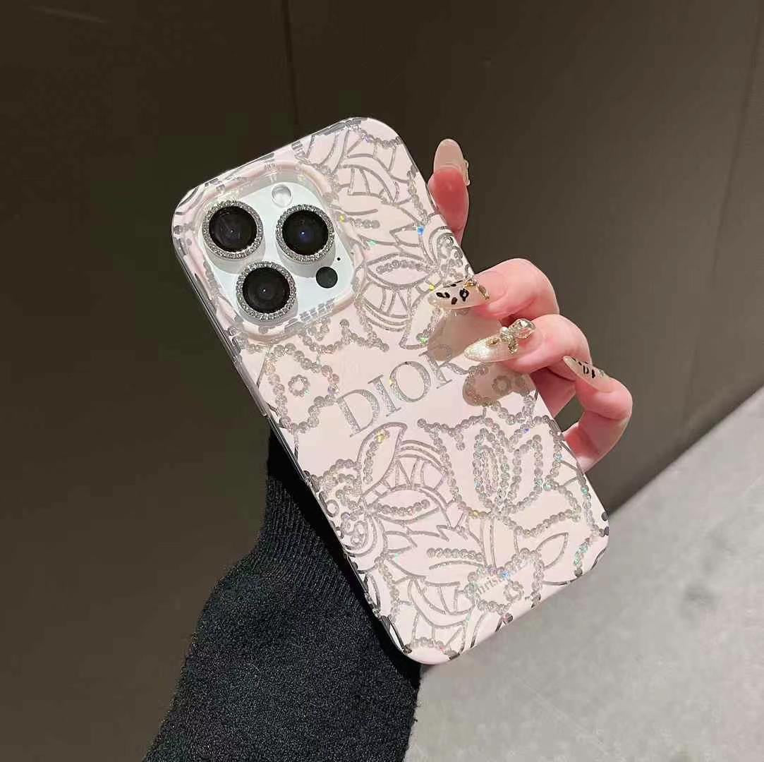 Custodia per telefono con brillantini alla moda per iPhone