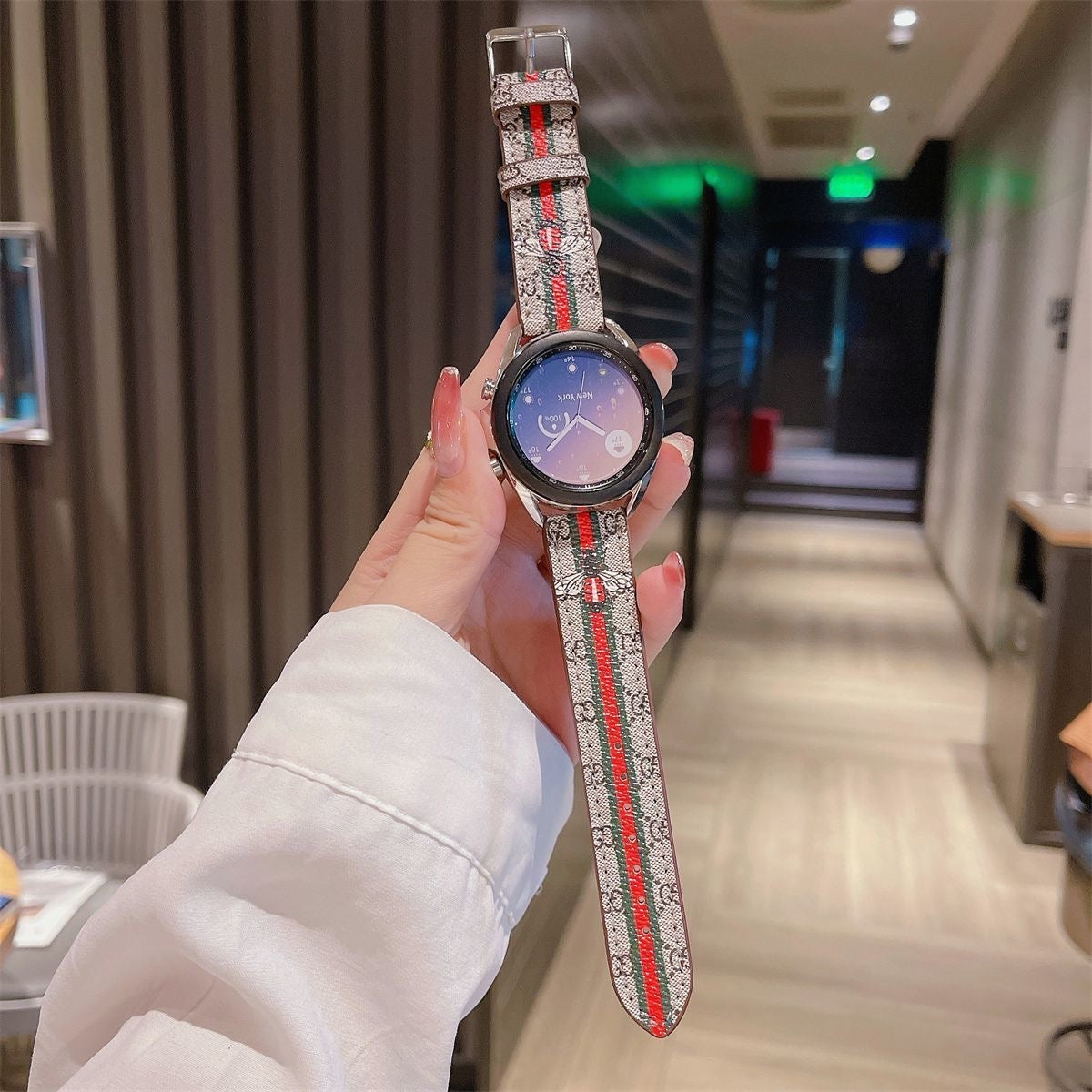 Cinturini per orologi Galaxy alla moda con fiori