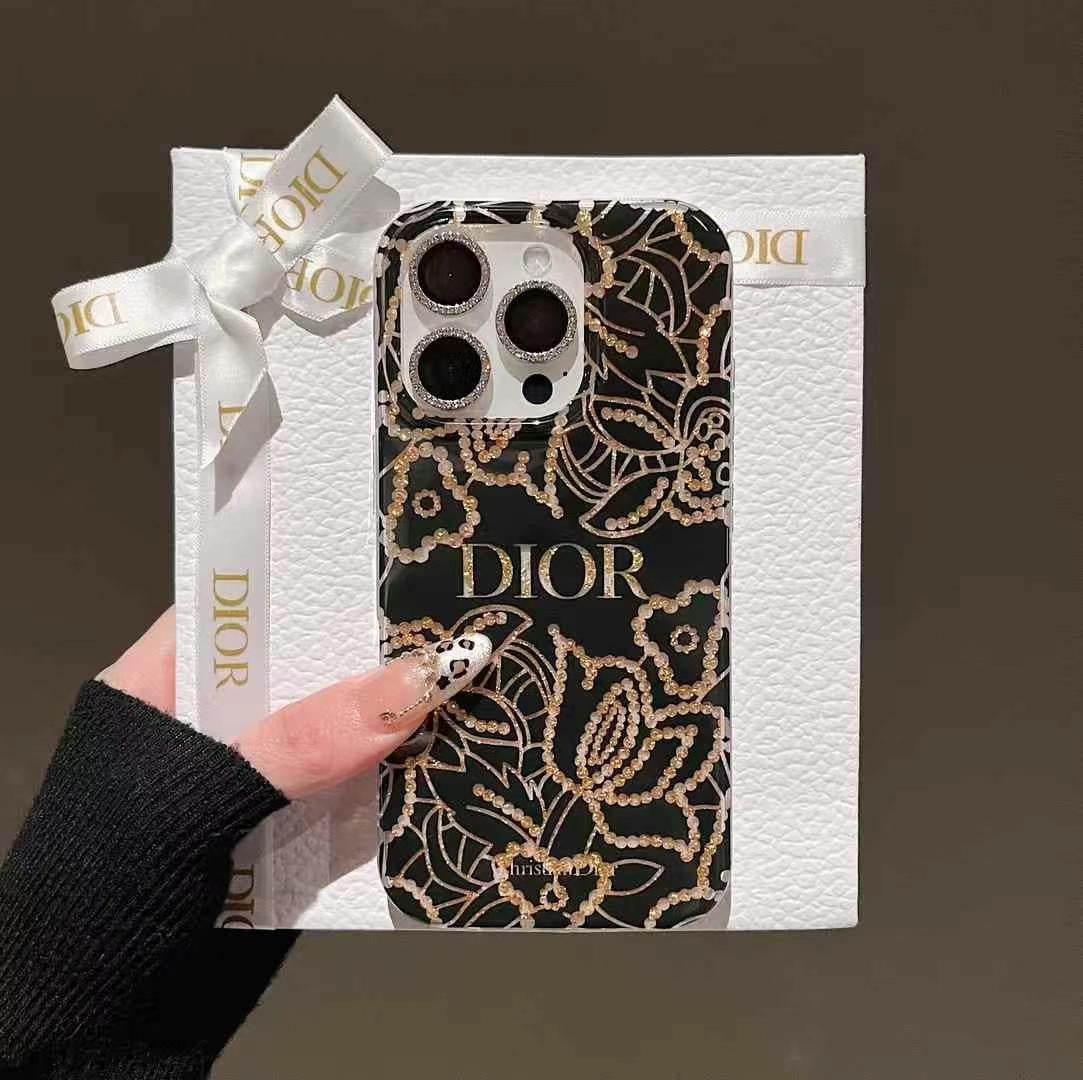 Custodia per telefono con brillantini alla moda per iPhone