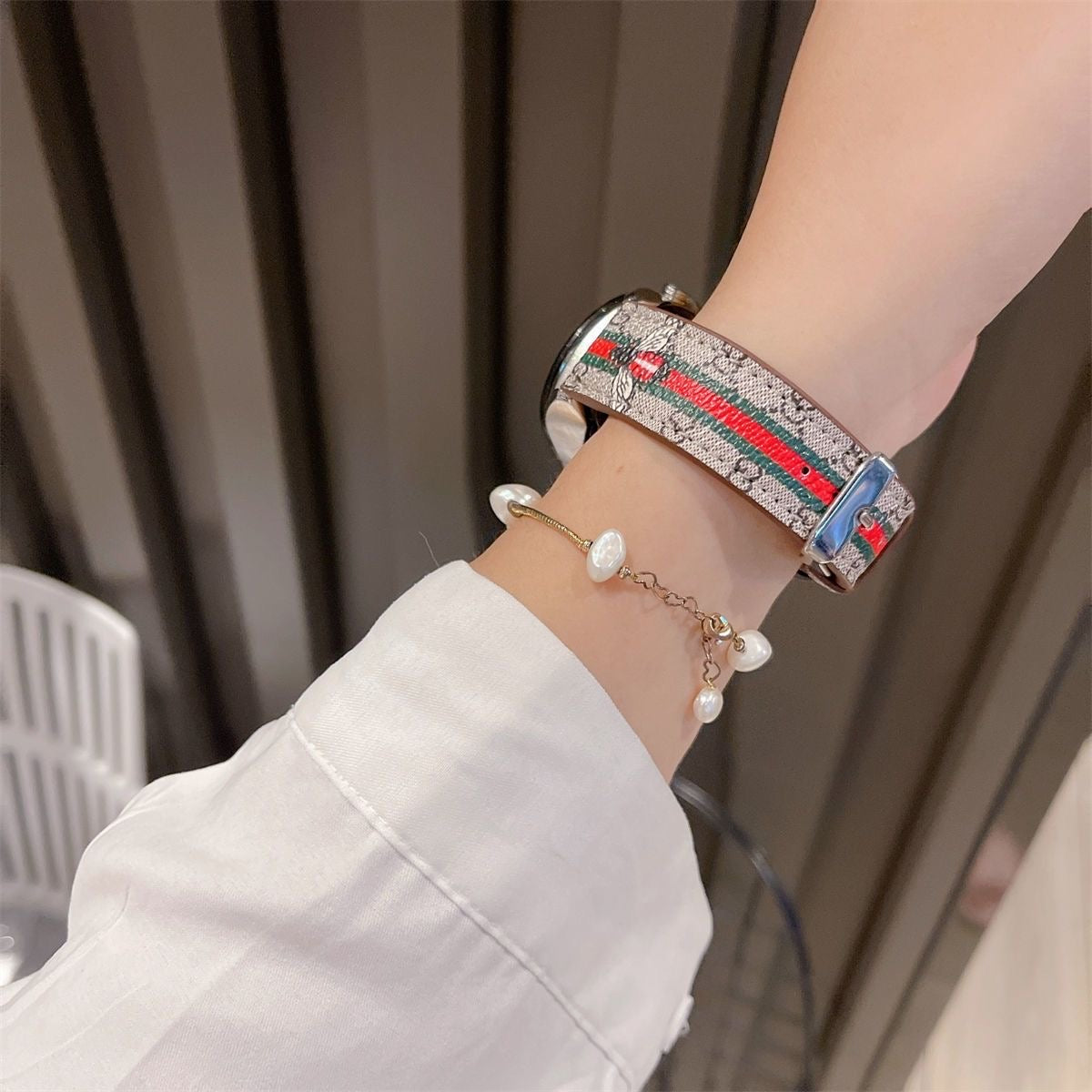 Cinturini per orologi Galaxy alla moda con fiori