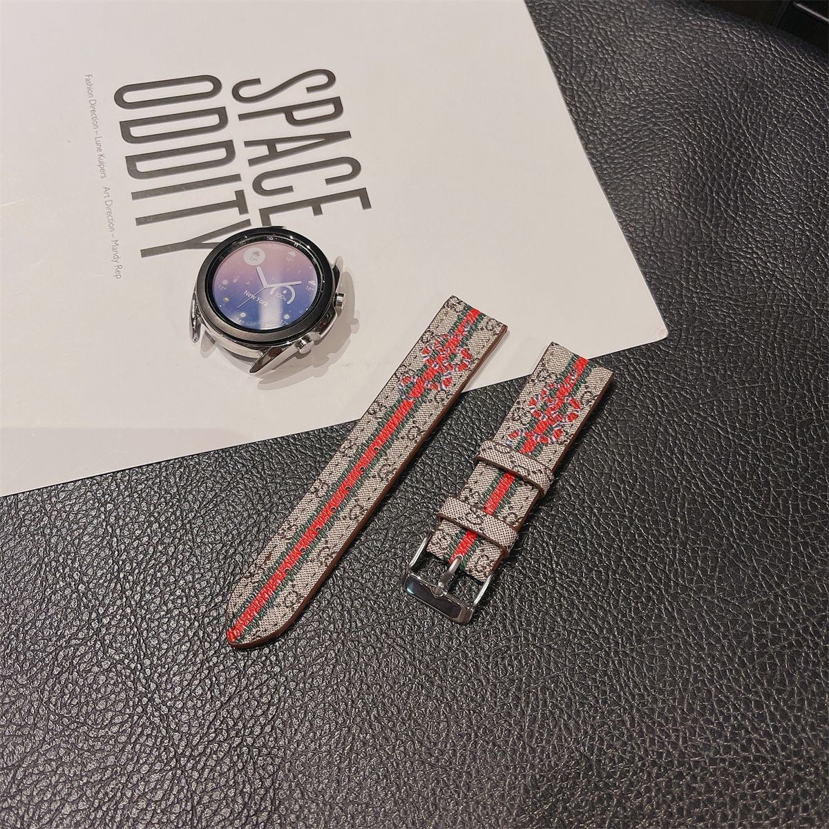 Cinturini per orologi Galaxy alla moda con fiori