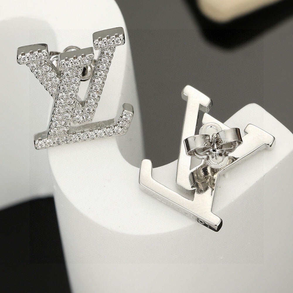 Orecchini asimmetrici con strass