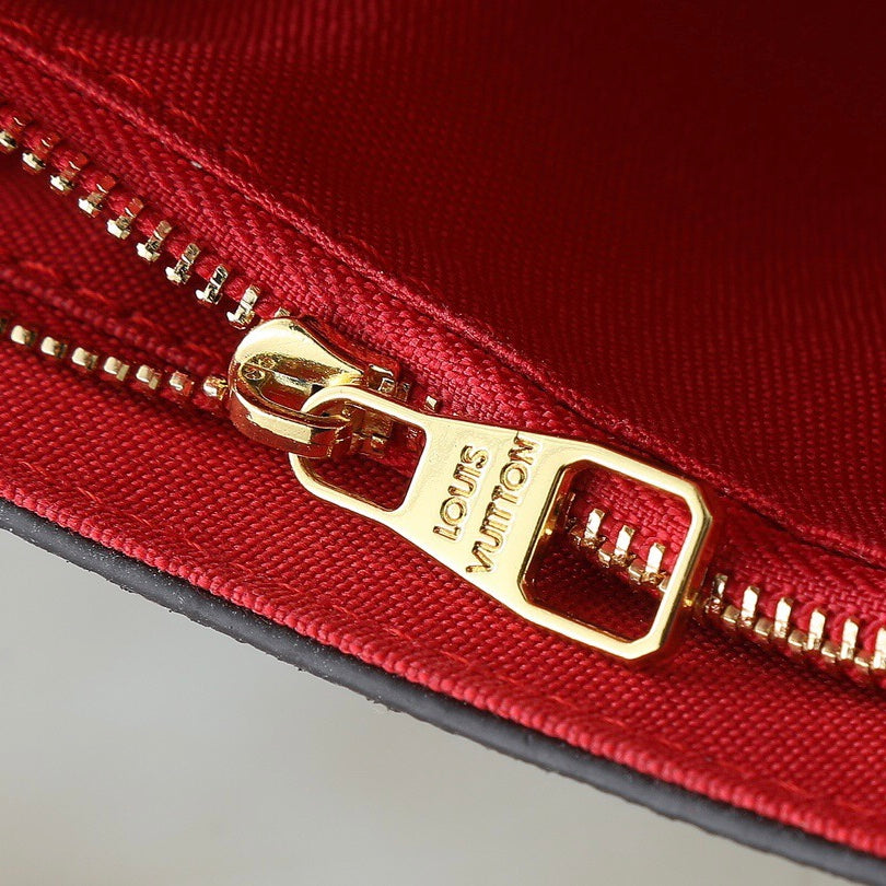 Borsa classica a griglia marrone