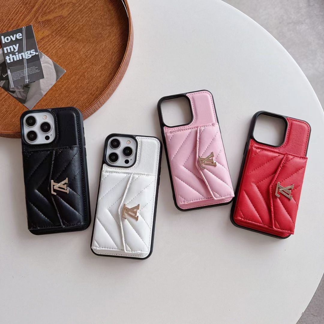 Custodia per telefono con carta di credito alla moda per iPhone
