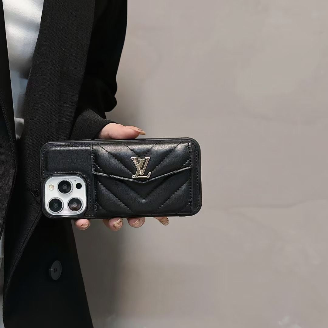 Custodia per telefono con carta di credito alla moda per iPhone