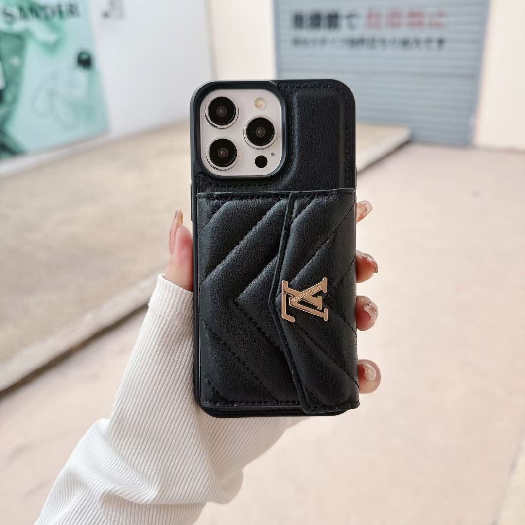 Custodia per telefono con carta di credito alla moda per iPhone
