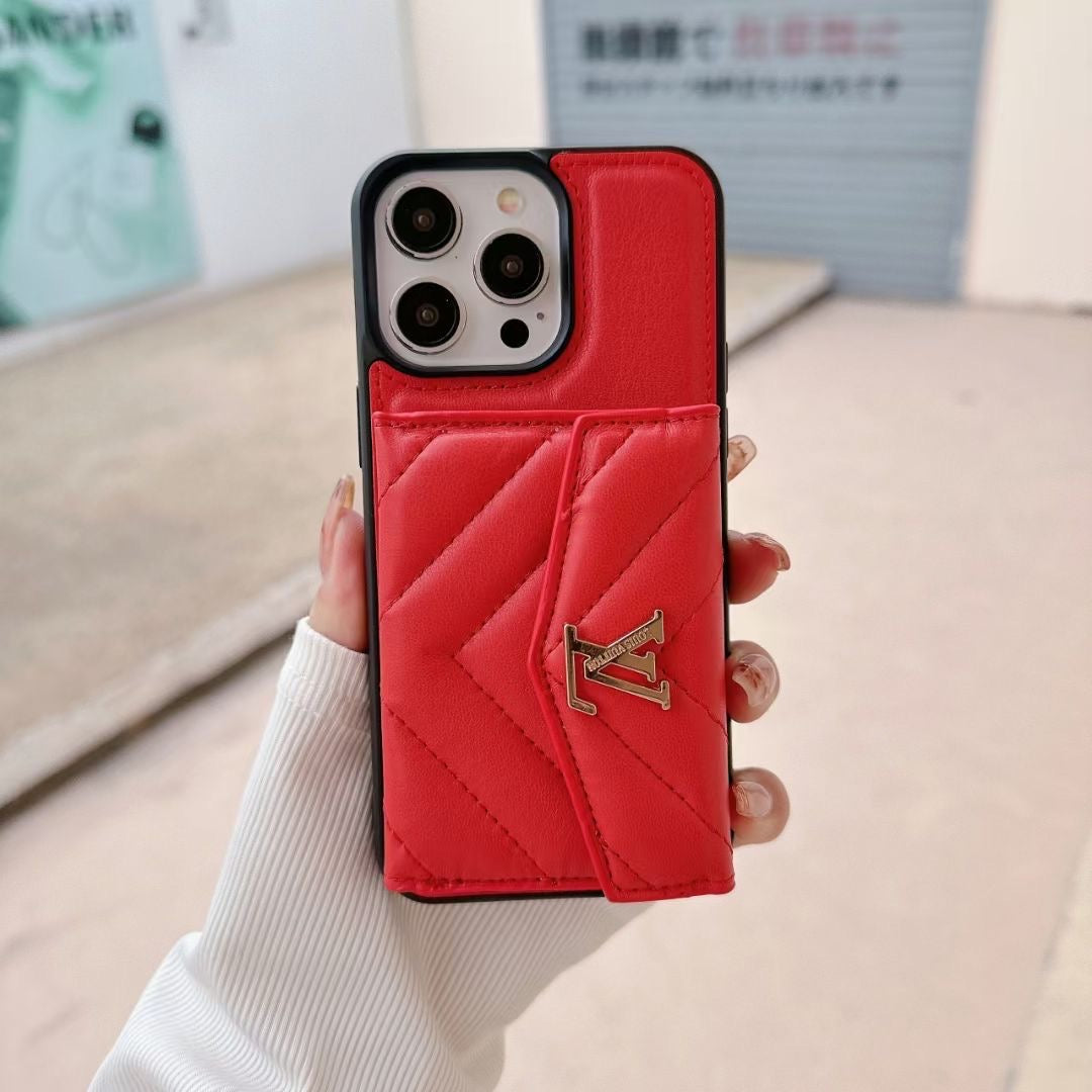 Custodia per telefono con carta di credito alla moda per iPhone