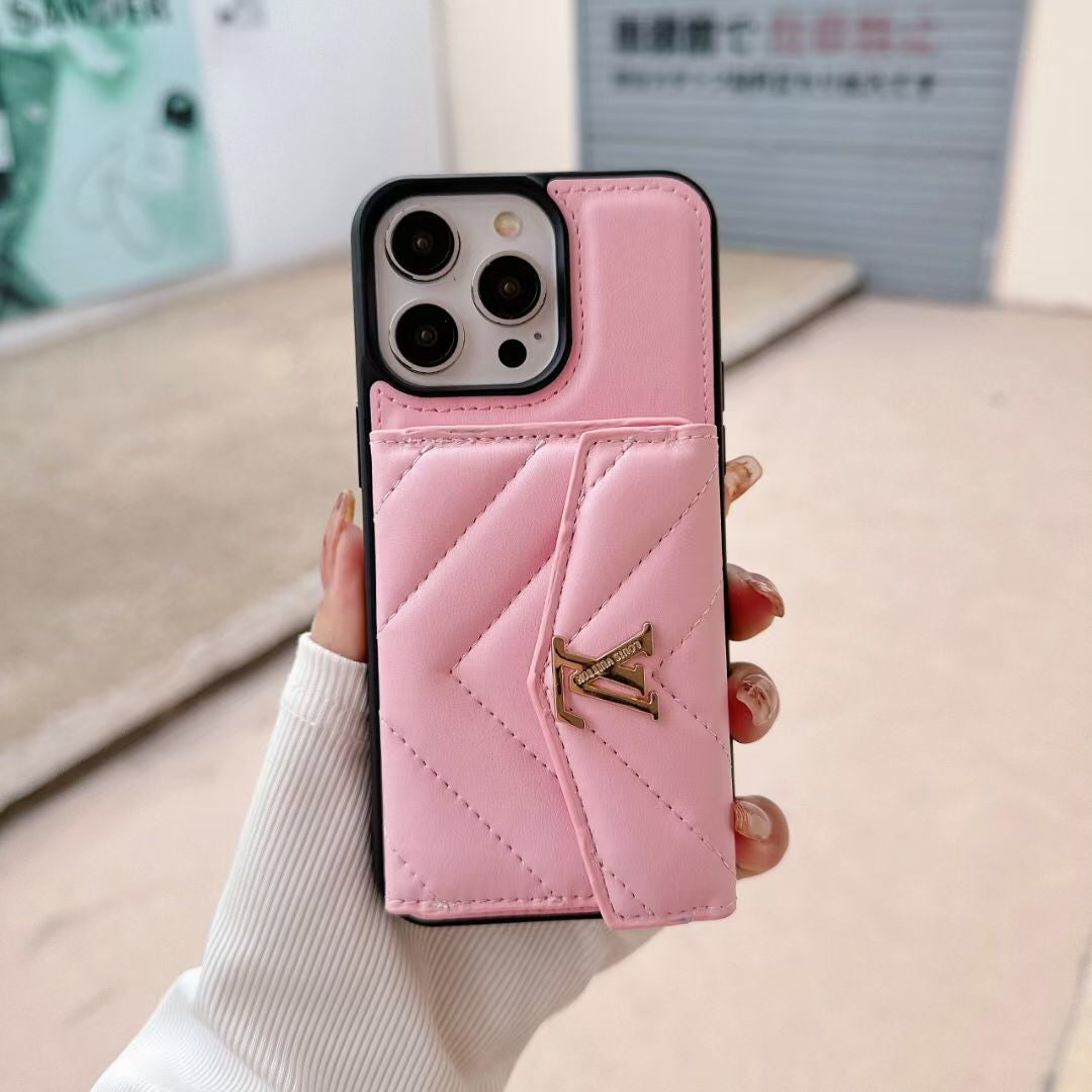 Custodia per telefono con carta di credito alla moda per iPhone