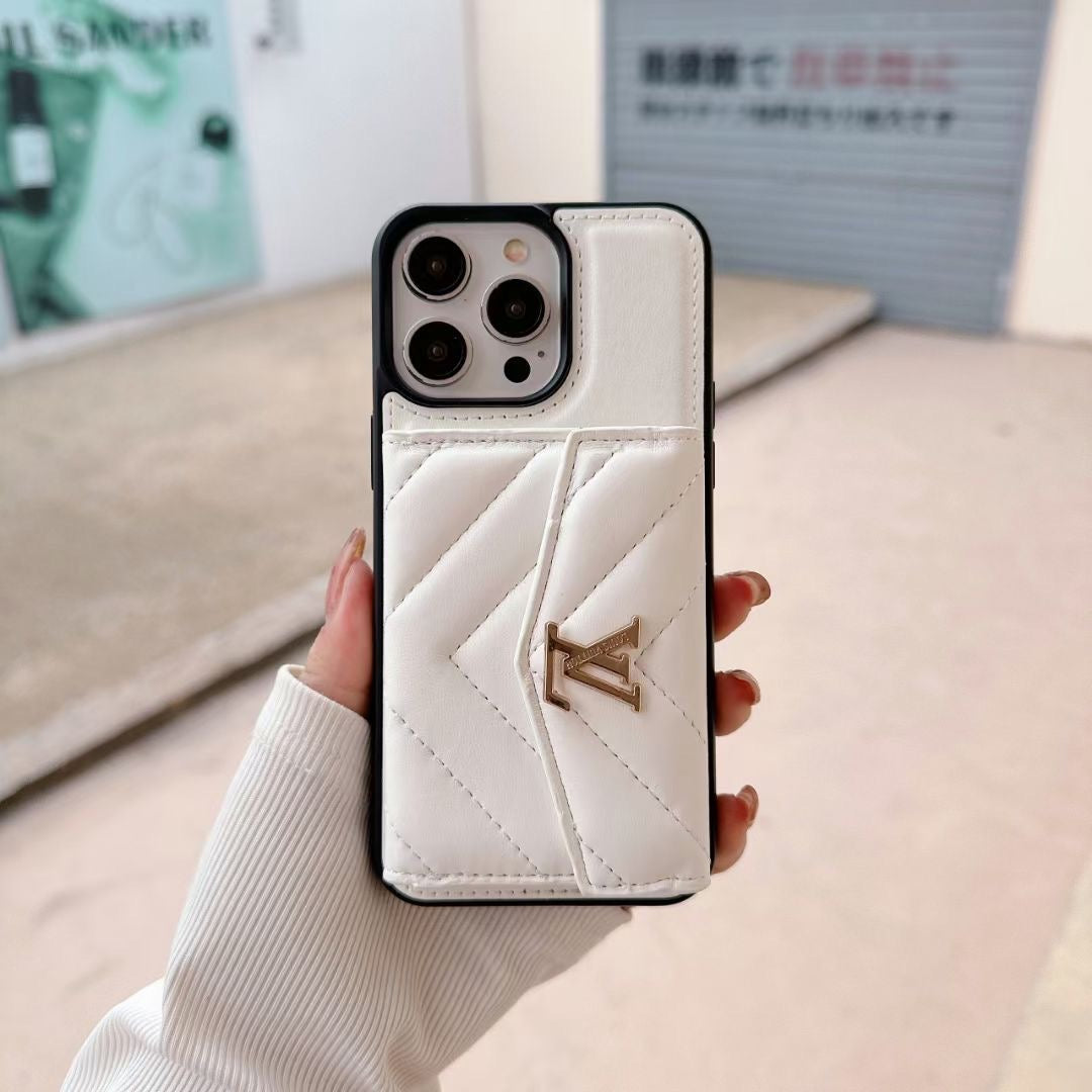 Custodia per telefono con carta di credito alla moda per iPhone