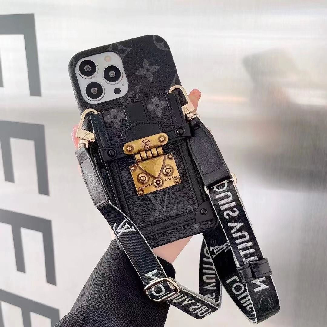 Fashion Card L Bag with Rope iPhone Case - ERPOQ
