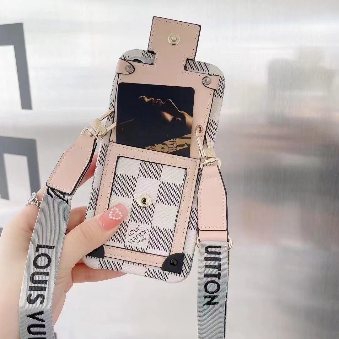 Fashion Card L Bag with Rope iPhone Case - ERPOQ