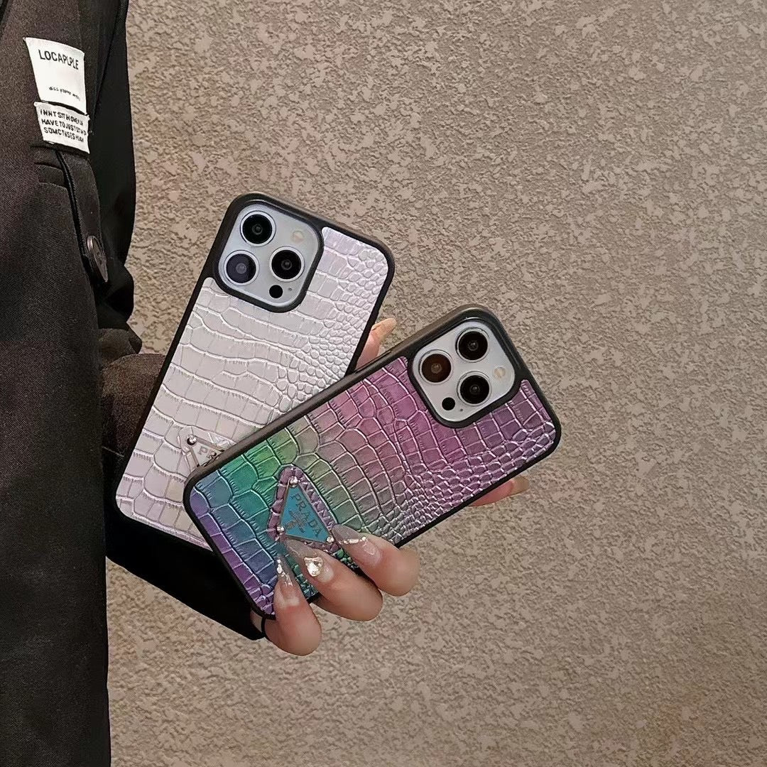Custodia per telefono stampata colorata per iPhone