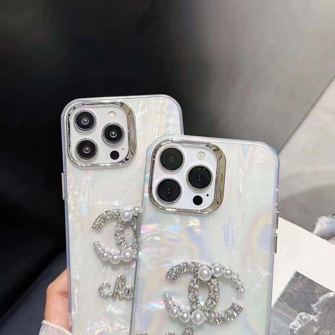 Custodia per telefono White Pearl per iPhone